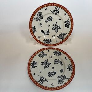 Villeroy & Boch Simla Switch Plantation Bread and Butter Plates Lot of 2